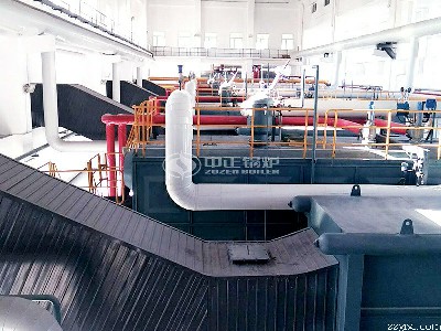 现代牧业25吨SZS系列冷凝式燃气锅炉项目
