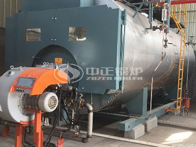 完达山乳业20吨SZL系列燃煤蒸汽锅炉项目